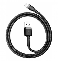 Кабель Baseus USB to Lightning Cable 2.4A (1m) Gray-Black