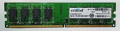 2GB DDR2 800MHz PC2 6400U Crucial 2Rx8 RAM Оперативна пам'ять