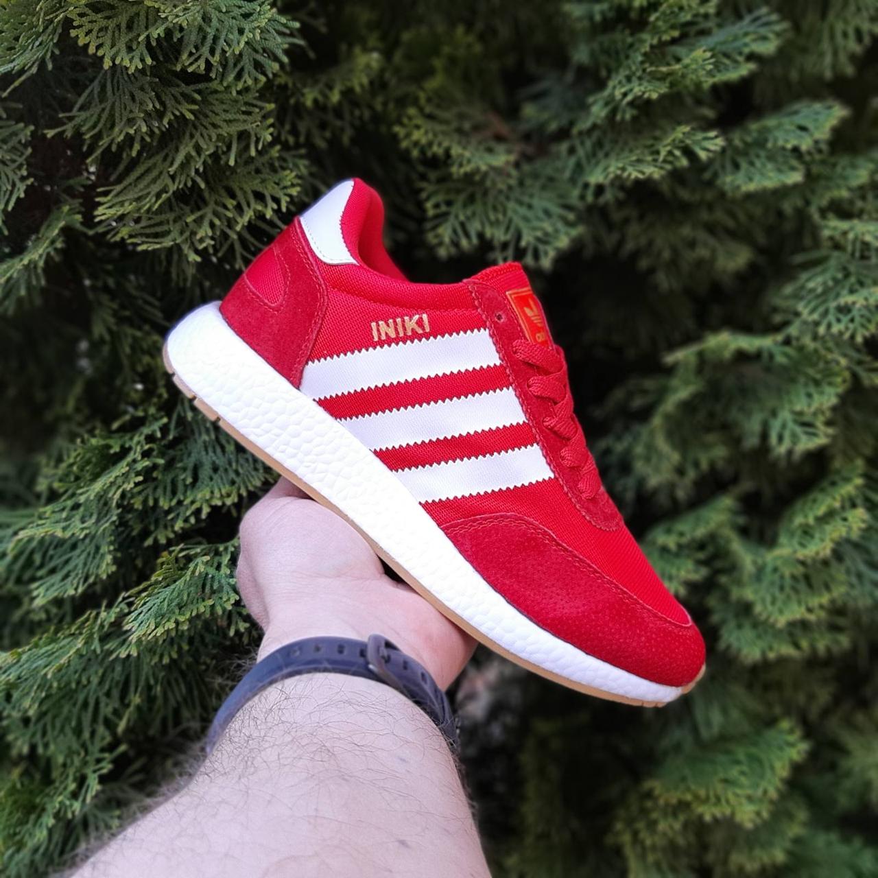 Кросівки жіночі червоні Adidas INIKI Адідас Ініки купити інтернет 36р 22.5 см