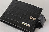 Візитниця чорна натуральна шкіра Karya 054-53, фото 4