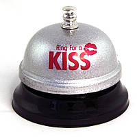 Дзвінок настільний KISS (срібний)