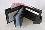 Візитниця чорна натуральна шкіра Karya 054-53, фото 5