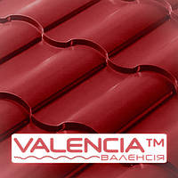 Металочерепиця VALENCIA 0,45 мм PEMA RAL 3011 Optima Steel