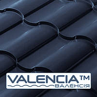 Металлочерепица VALENCIA 0,45 мм PEMA RAL 7024 Optima Steel