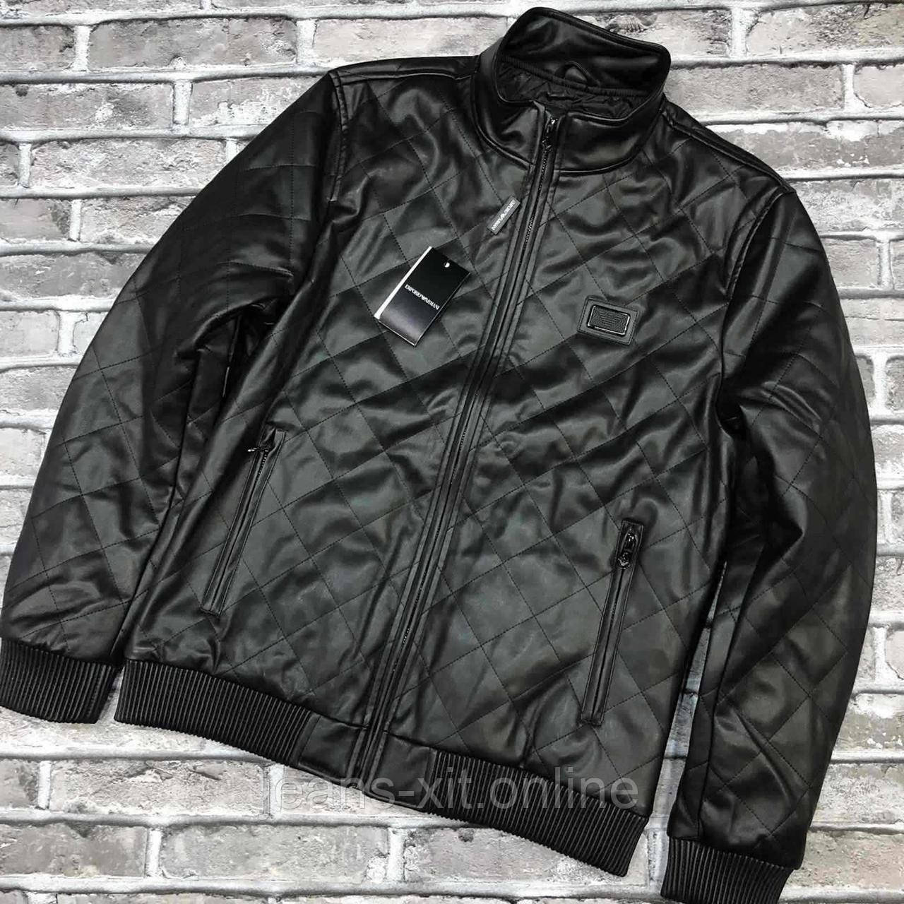 Куртка чоловіча 2XL(р) чорна 209021 Armani Туреччина Весна-C