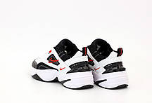 Чоловічі кросівки Nike M2K Tekno. White Black. ТОП репліка ААА класу., фото 2