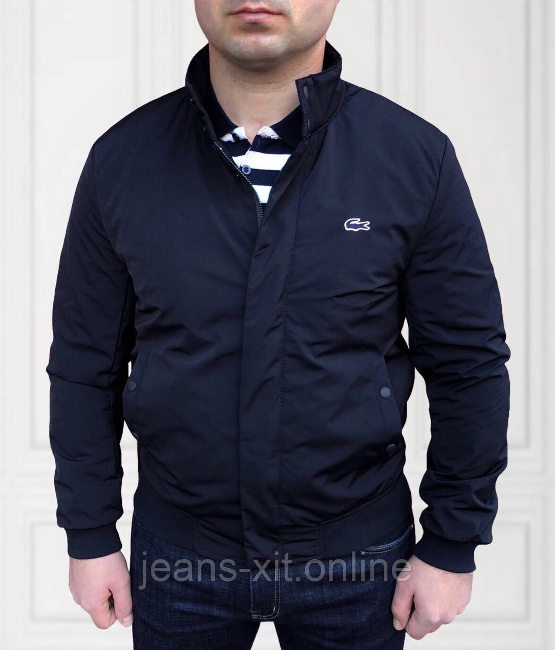 Куртка чоловіча 2XL(р) темно-синя 19150 Lacoste Туреччина Весна-C