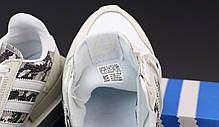 Чоловічі кросівки Adidas ZX 500. White Grey. ТОП Репліка ААА класу., фото 2