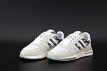 Чоловічі кросівки Adidas ZX 500. White Grey. ТОП Репліка ААА класу., фото 3