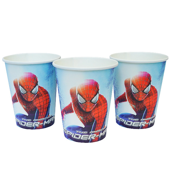 Одноразові стаканчики "Спайдермен", 10 шт., 250 мл.