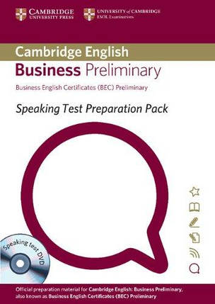 Speaking Test Preparation Pack for BEC Preliminary with DVD, фото 1