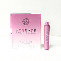 Оригінальний пробник жіночих парфумів Versace Bright Crystal 1ml туалетна вода, ніжний квітково-фруктовий аромат