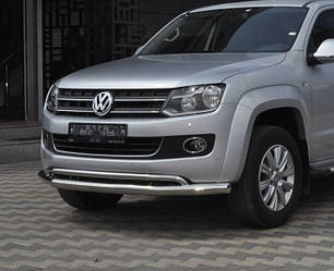 Захист переднього бампера (подвійна губа 70+48 мм) Volkswagen Amarok