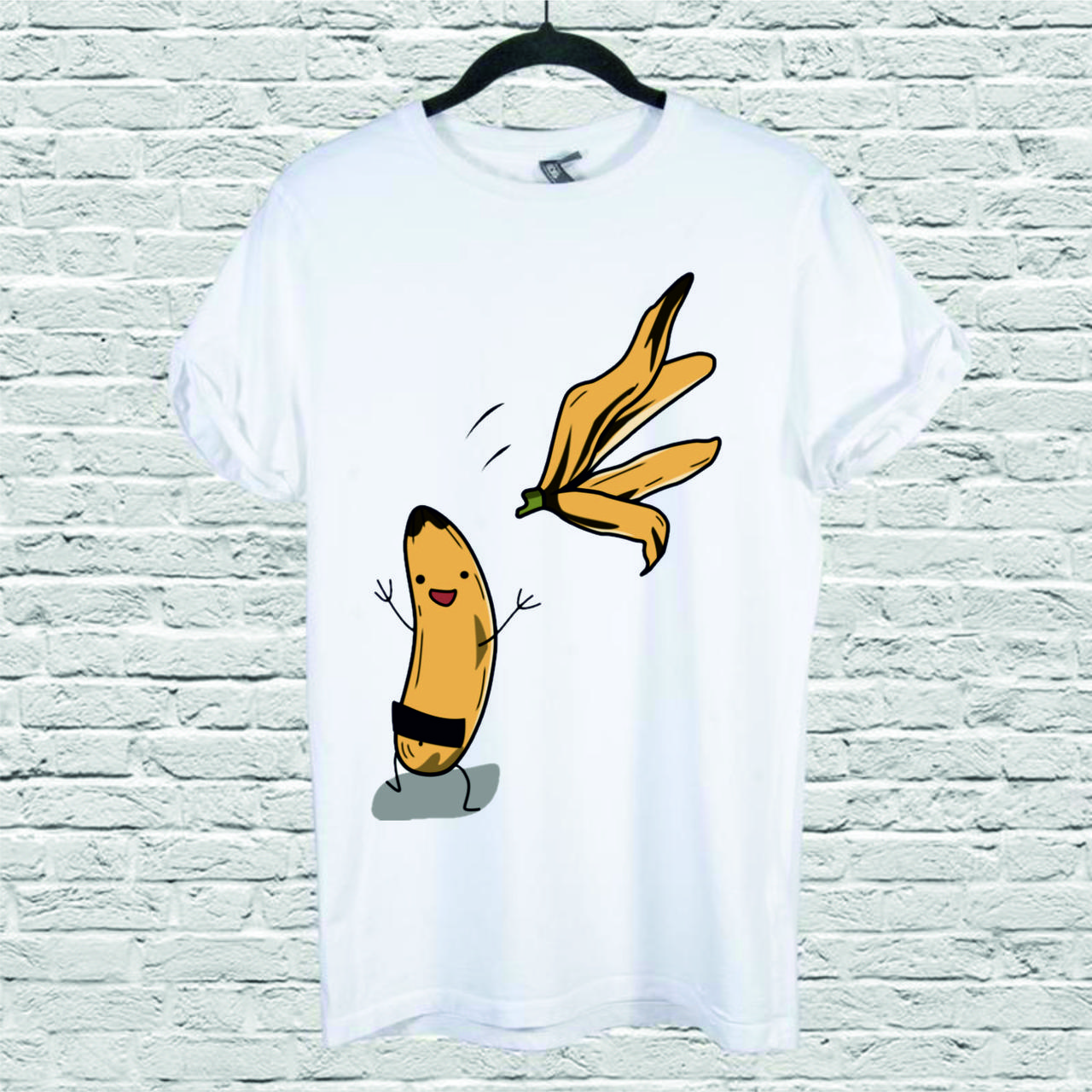 Футболка YOUstyle Banana 0064 XL White, фото 1
