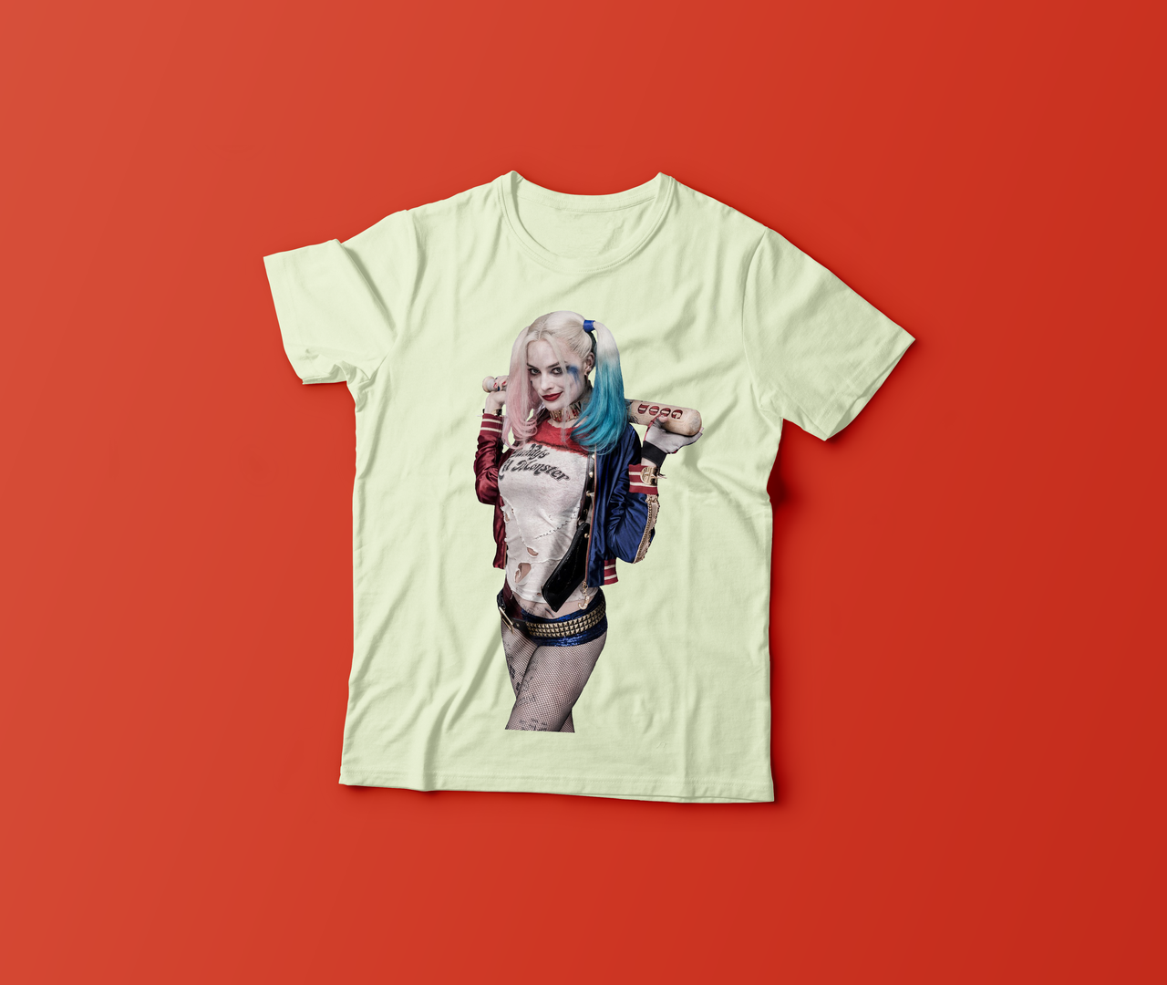 Футболка унісекс з принтом Harley_quinn, фото 1