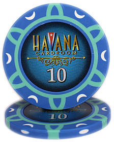 Фішка "Havana" 14 грамів, цінова "10", синя