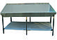 Виробничий стіл з нержавіючої сталі з нижньою полицею 1000, 600, AISI 304, фото 5