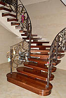 Кованые перила для лестницы, код: 04069