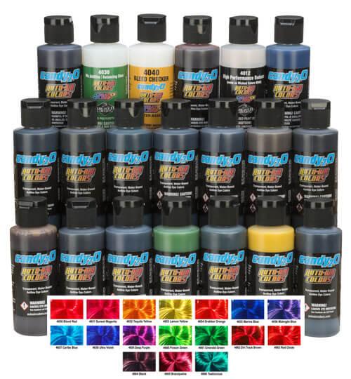Кенді фарба Createx Candy2o Complete Set набір 4681-01, 60 мл