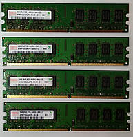 8GB 4*2GB DDR2 RAM PC2 6400U 800 Hynix Оперативная память