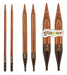 З'ємні дерев'яна яні спиці Ginger KnitPro (Джінджнр КнітПро)