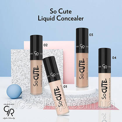 Консилер Golden Rose So Cute Liquid Concealer Mini No 04, фото 5