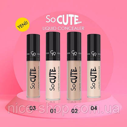 Консилер Golden Rose So Cute Liquid Concealer Mini No 04, фото 6