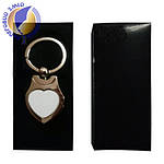 Брелок у формі "Серце" для сублімації, фото 2