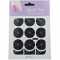 Трафарет для маникюра Nail Art Vinyls Sticker NF-317