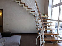 Кованые перила для лестницы, код: 04083