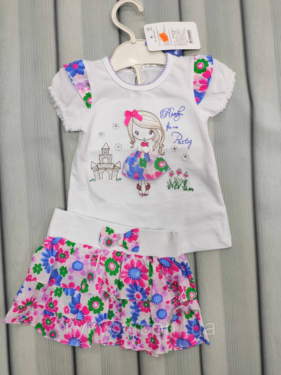 Комплект на дівчинку "Модниця", спідниця та топік