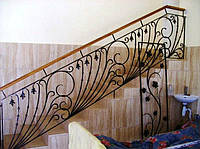 Кованые перила для лестницы, код: 04086