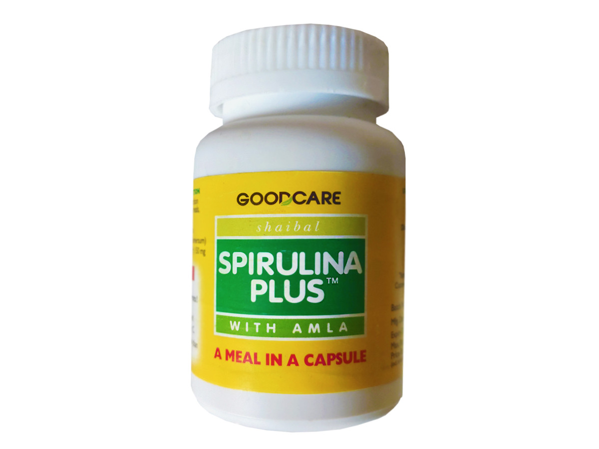 SPIRULINA PLUS(60CAP). СПІРУЛІНА ПЛЮС (60КАП) ХІМАЛАЯ