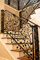 Кованые перила для лестницы, код: 04090