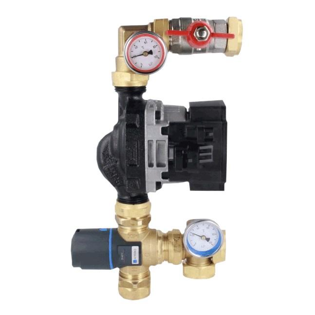 Насосно-змішувальний вузол для теплої водяної підлоги Afriso 9050110, фото 1