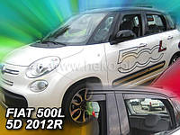 Дефлекторы окон (ветровики) FIAT 500L 2012-> 4шт (Heko)