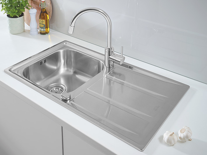 Кухонна мийка стальна Grohe EX Sink 31566SD0 серія K400 8650
