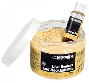 Мікс для бойлів CC Moore Live System Hard Hookbait Pack 250g + конопляна олія