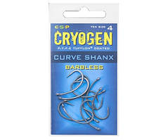 Гачки ESP Cryogen Curve Shanx Barbless 4, EHCCSB004