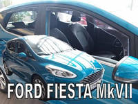 Дефлекторы окон (ветровики) Ford Fiesta 2017-> Mk VII 4шт (Heko)