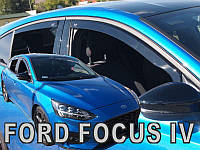 Дефлекторы окон (ветровики) Ford Focus 2018 ->IV 5D HB 4шт (Heko)