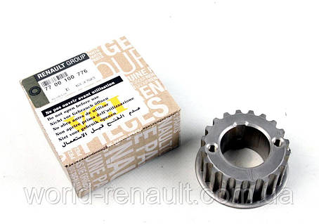 Renault (Original) 7700100776 — Шестерня (шків) колінвала на Рено Трафік II з 2001 р. F9Q 1.9dci 8V, фото 1