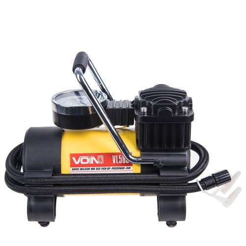 Компресор автомобільний авто насос "VOIN" VL-585 150psi/15A/40 л прикурювач перехідник на клеми