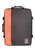Сумка-рюкзак для ручной клади МАУ серого цвета 44 литра