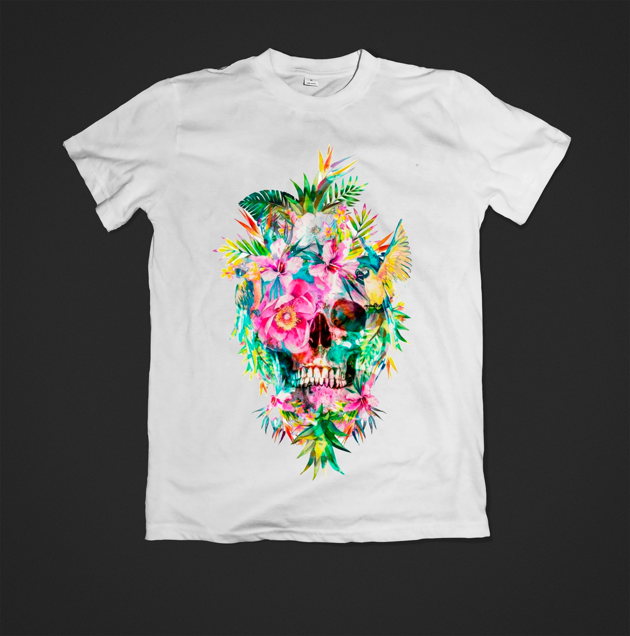 Футболка YOUstyle Skul 0079 M White