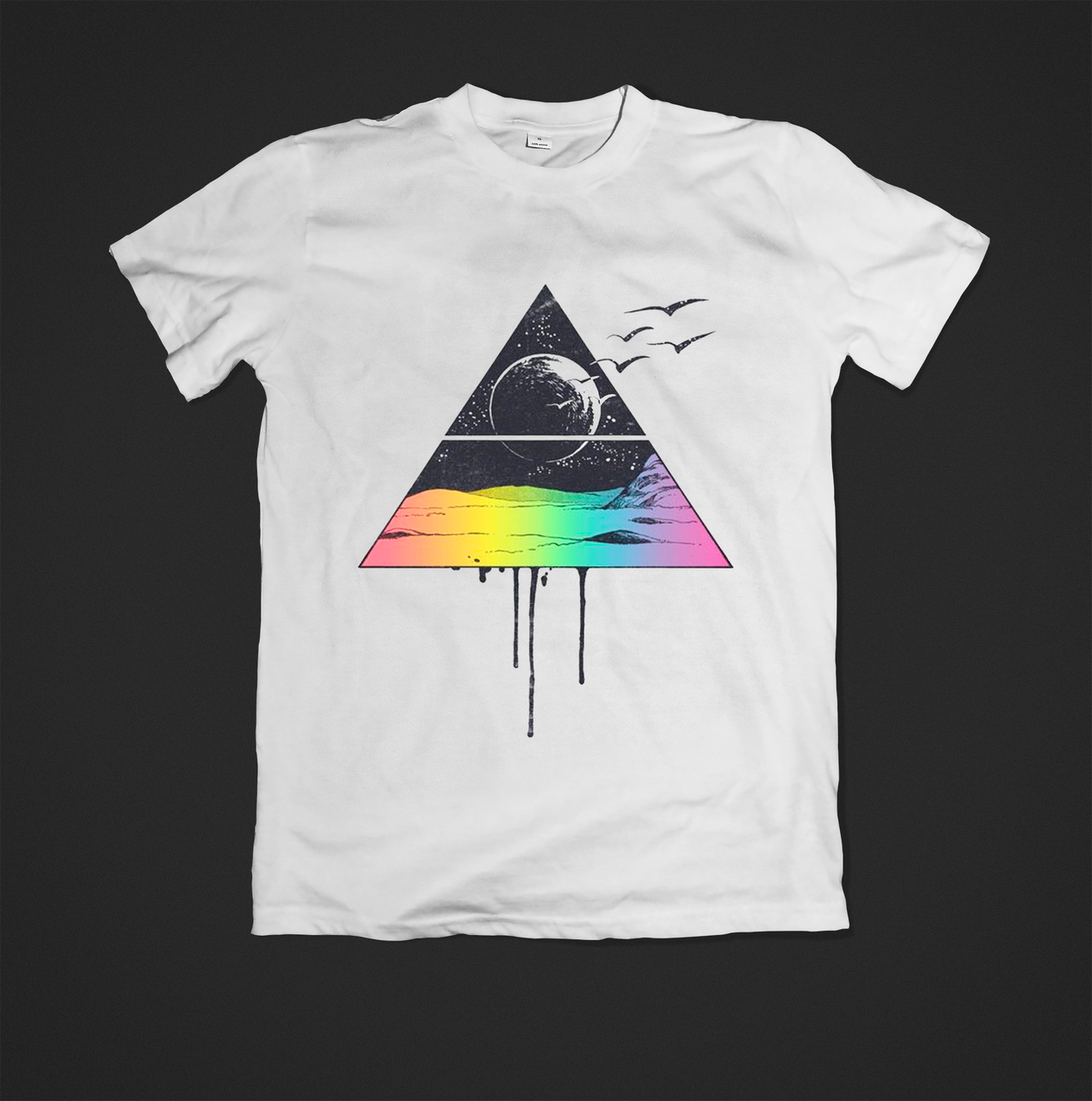 Футболка YOUstyle Ttriangle 0080 S White