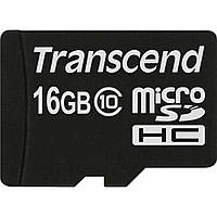 Micro SD 16Gb [Transcend] class 10 (без адаптера)
