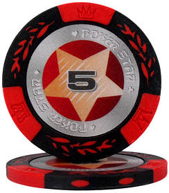 Фишка "Poker Star" номинал 5