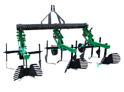 Культиватор для мінітрактора КМО-2.1 міжрядної обробки з підгортальниками