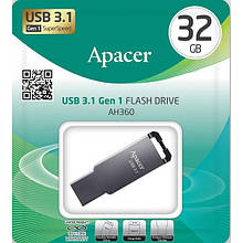 Flash USB 32Gb USB 3.0 [Apacer] AH360 метал
